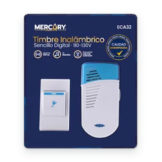 Empaque de timbre inalámbrico
